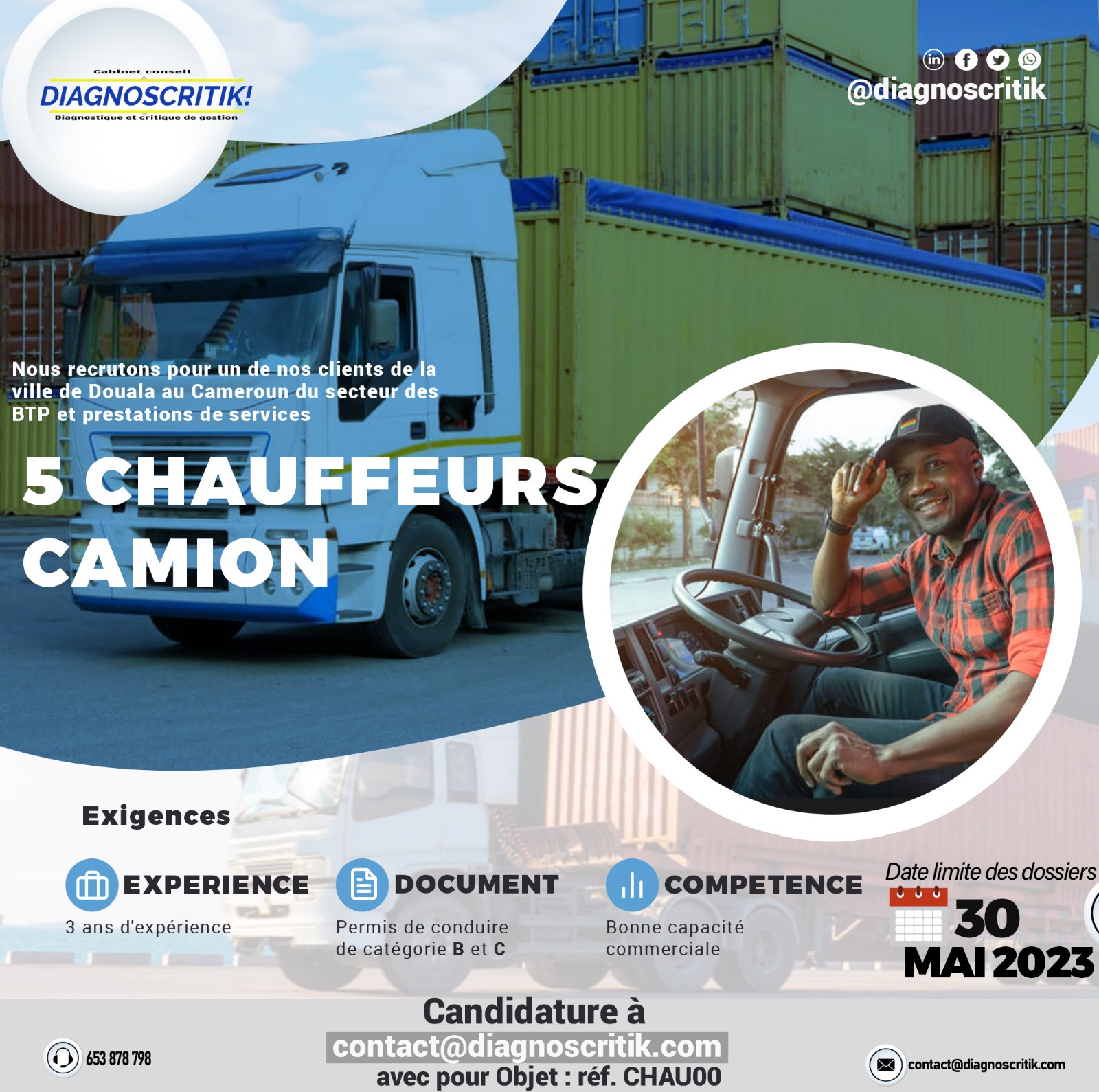 Chauffeurs Camion
